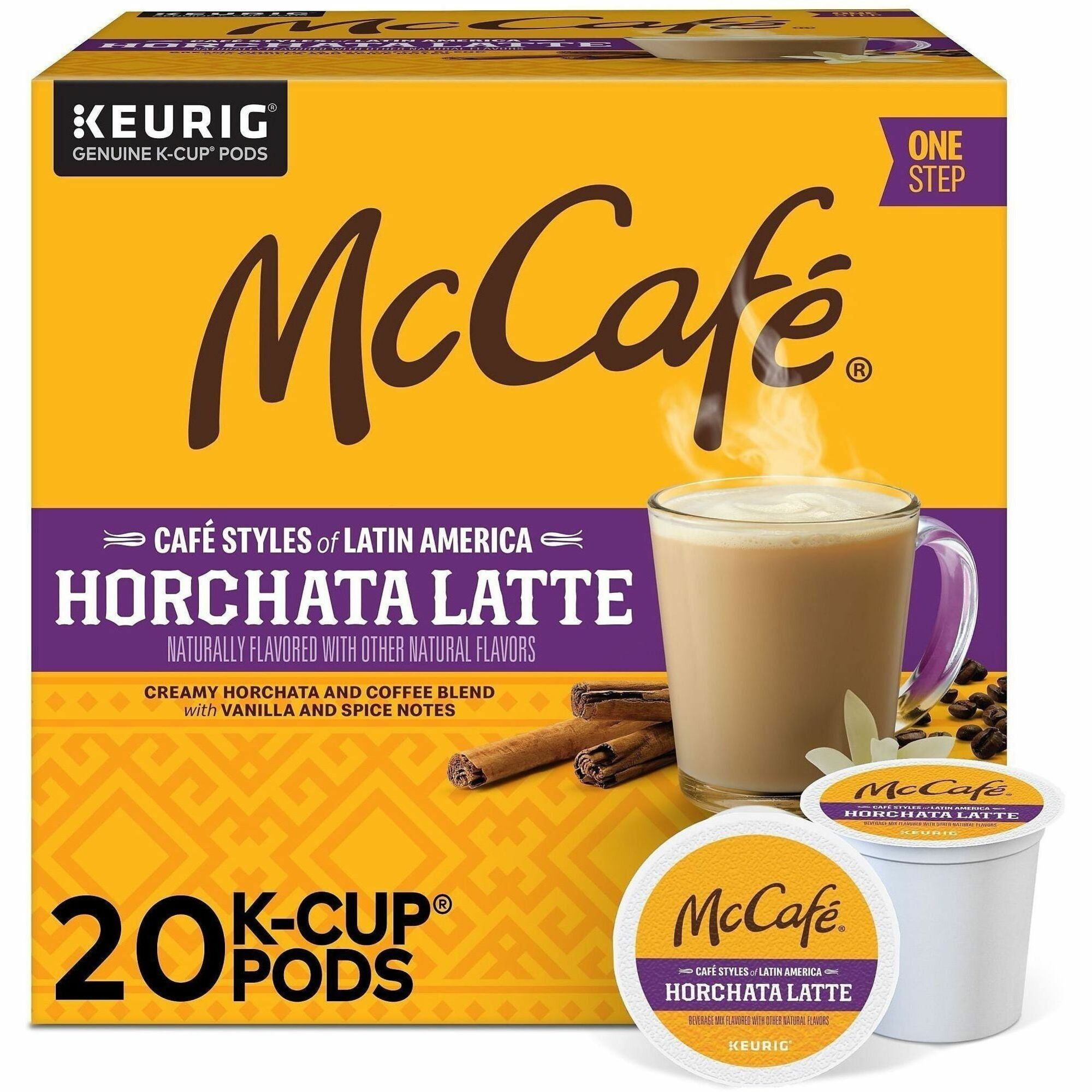 McCafe K-Cup Horchata Latte - Compatible with Keurig Brewer - Medium - 24 / Box