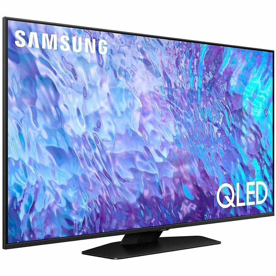 Samsung Q80C QN50Q80CAF 49.5" Smart LED-LCD TV 2023 - 4K UHDTV - Titan Black - HLG, HDR10+, Quantum HDR+ - Quantum Dot LED Backlight - Bixby, Alexa, Google Assistant Supported - 3840 x 2160 Resolution