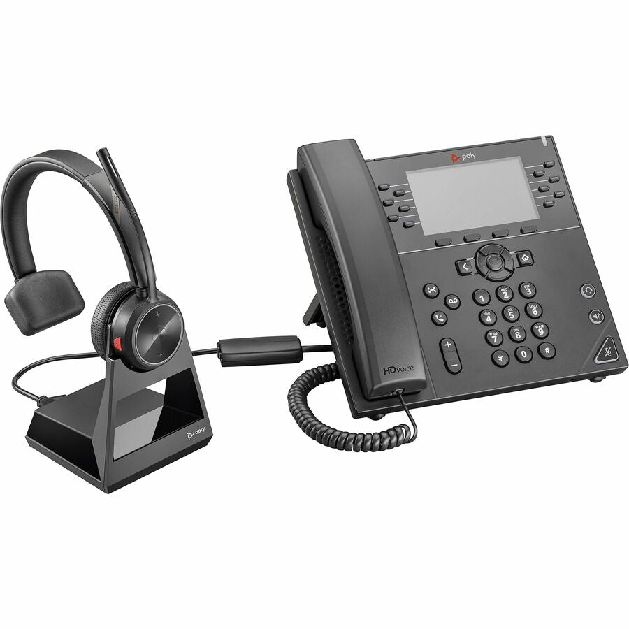 poly-savi-7210-office-single-ear-headset-mono-wireless-dect-3937-ft-on-ear-monaural-ear-cup-omni-directional-microphone-noise-canceling-black_hew7w6d4aa - 2