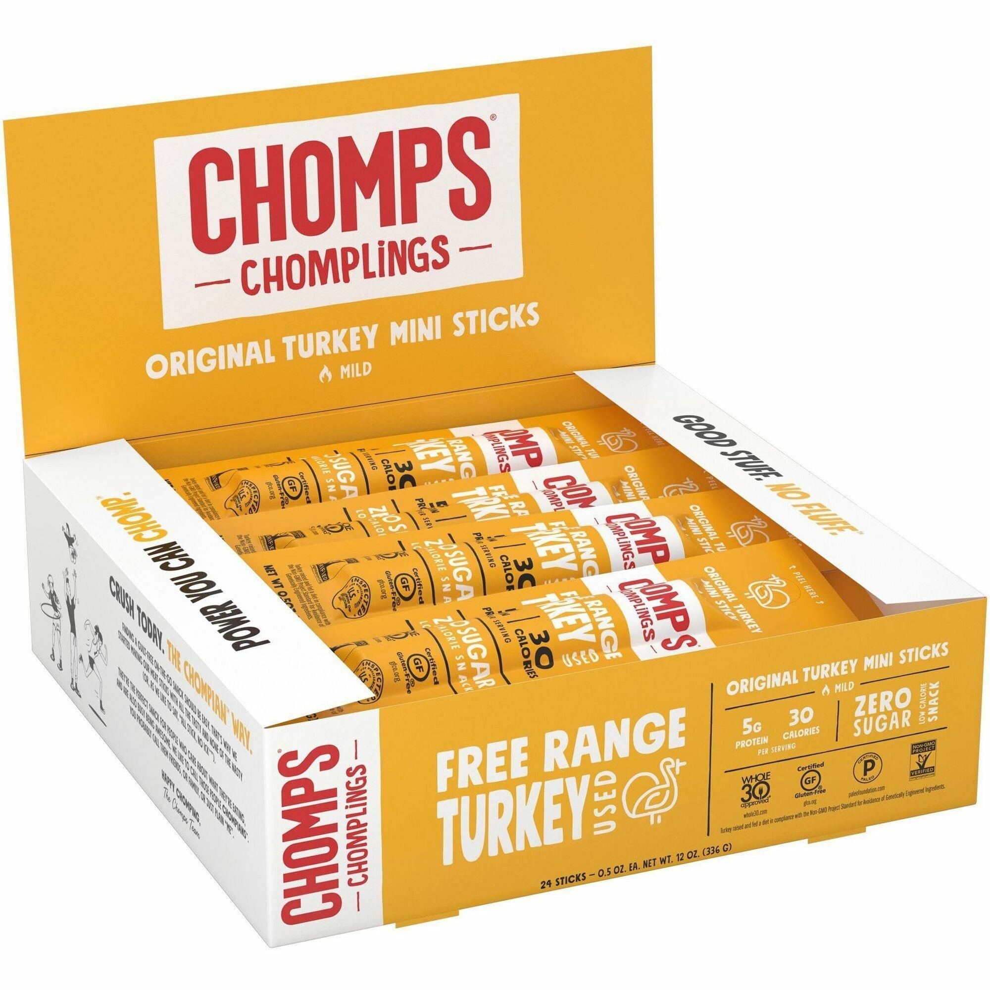 chomps-chomplings-snack-sticks-gluten-free-non-gmo-original-turkey-050-oz-24-pack_chslcto24 - 1
