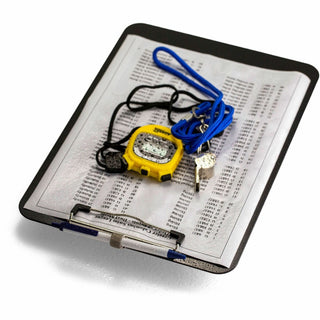 Officemate Low Profile Recycled Plastic Letter Size Clipboard w Pen Holder Black - 11" x 8 1/2" - Plastic - Black - 1 - 1