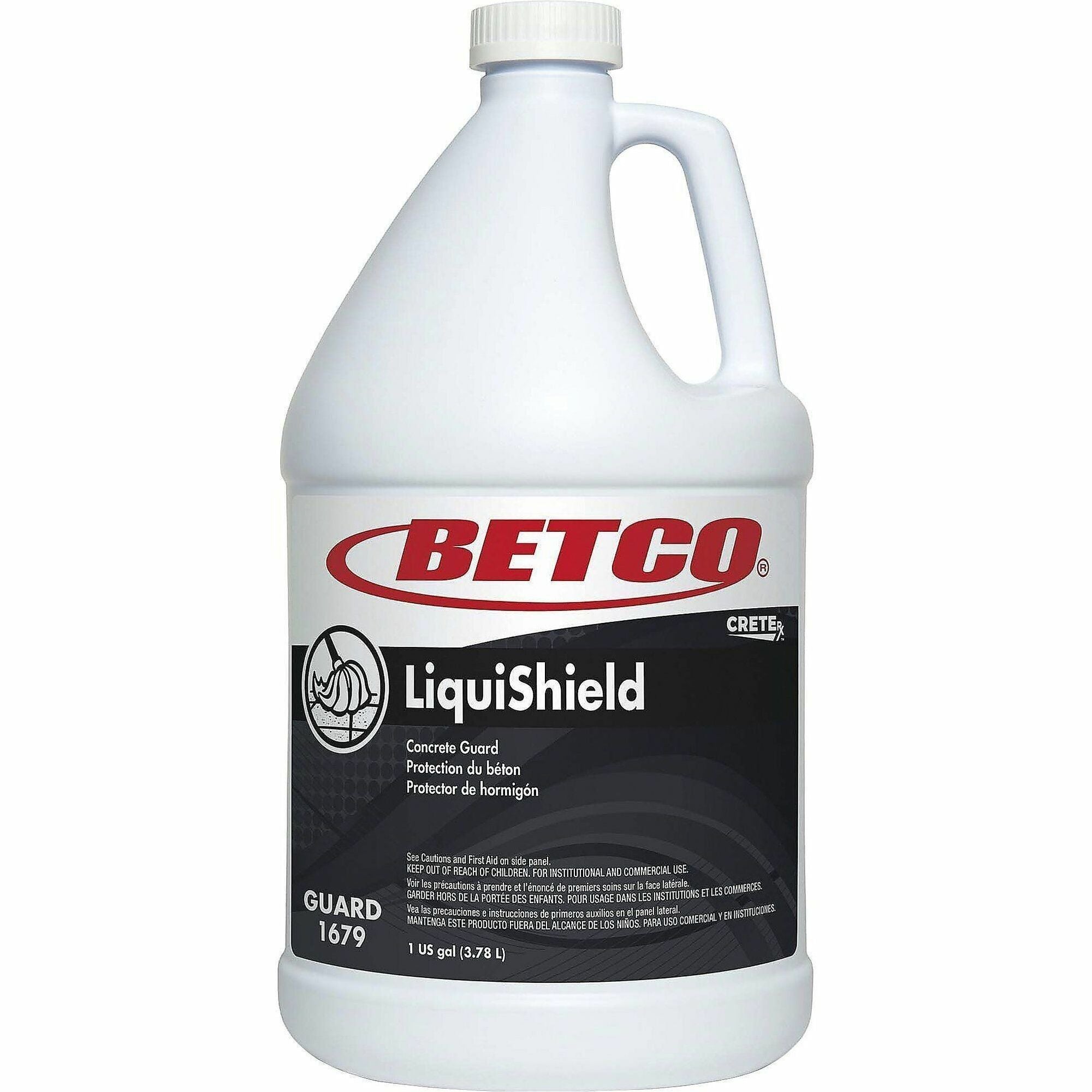 Betco LiquiShield Concrete Guard - Ready-To-Use - 128 fl oz (4 quart) - 4 / Carton - Water Based, Low Odor - Opaque White