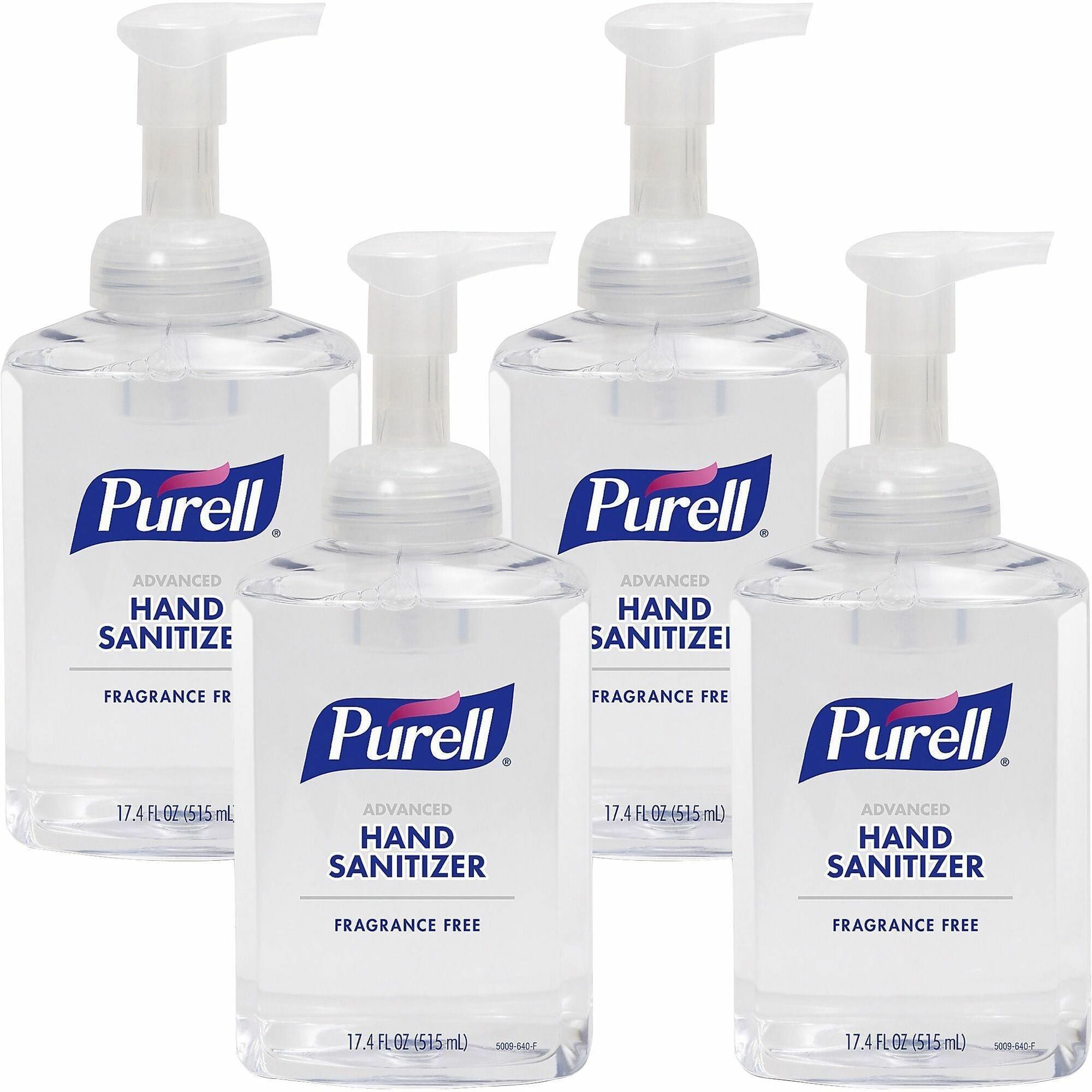 gojo-hand-sanitizer-foam-109-lb-pump-bottle-dispenser-kill-germs-hand-skin-clear-quick-drying-fragrance-free-4-carton_goj500904ct - 1