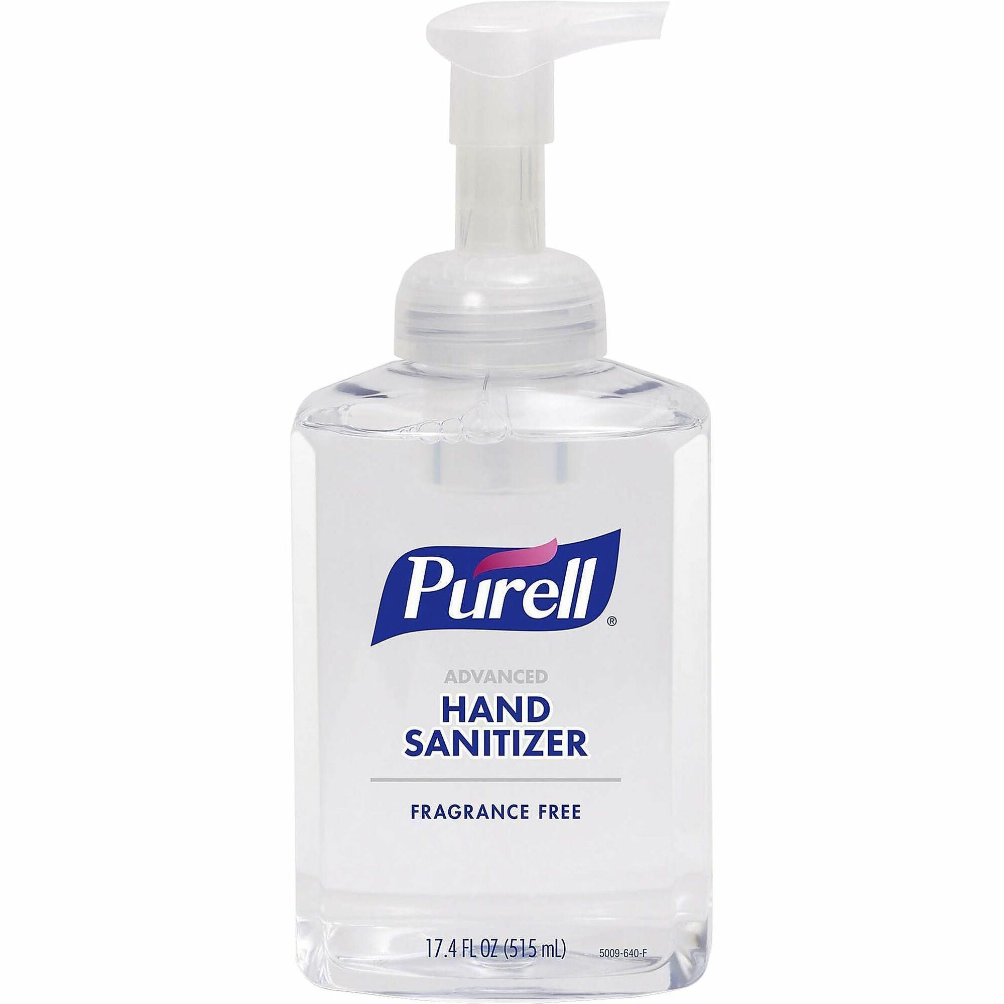 gojo-hand-sanitizer-foam-109-lb-pump-bottle-dispenser-kill-germs-hand-skin-clear-quick-drying-fragrance-free_goj500904 - 1