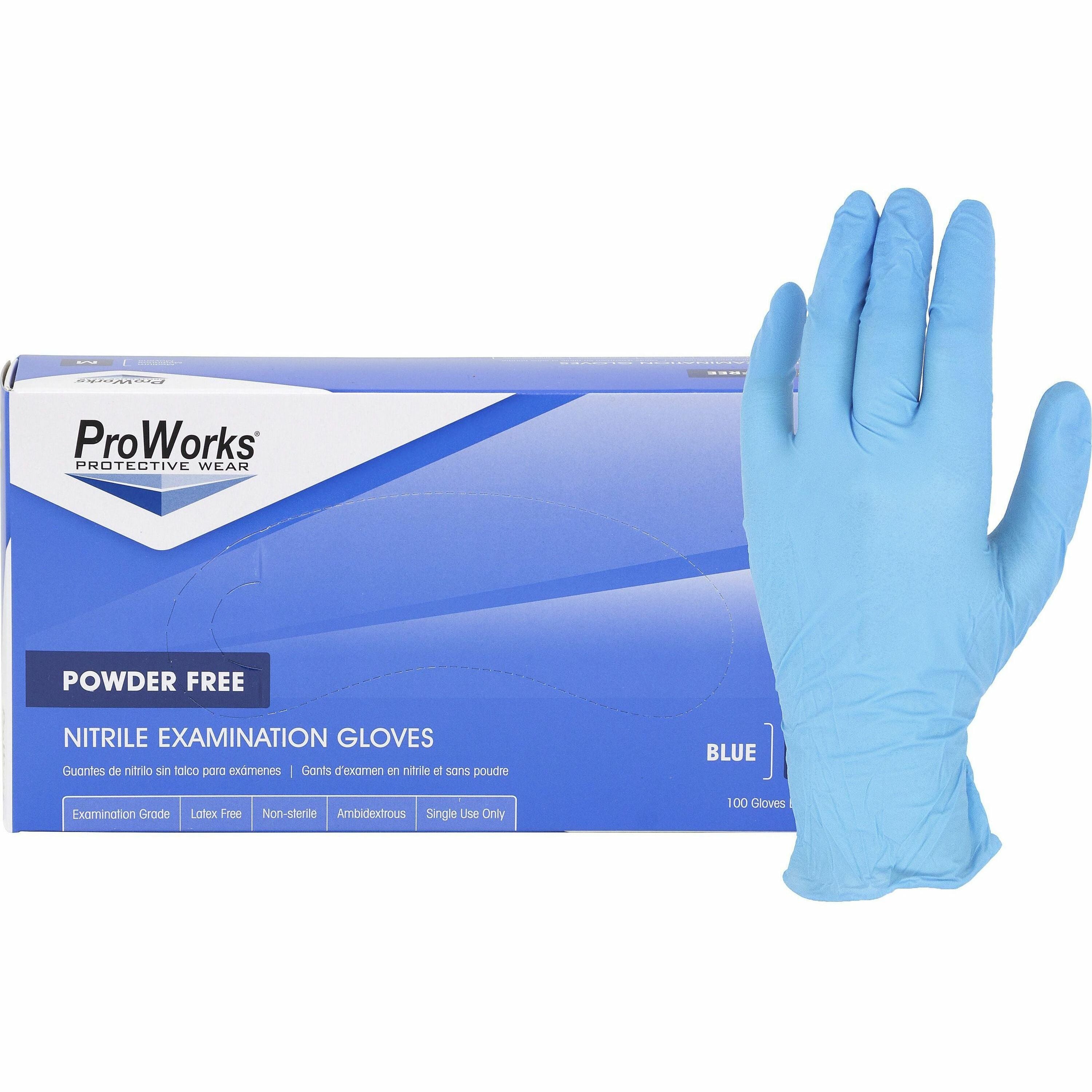 ProWorks Nitrile Exam Gloves