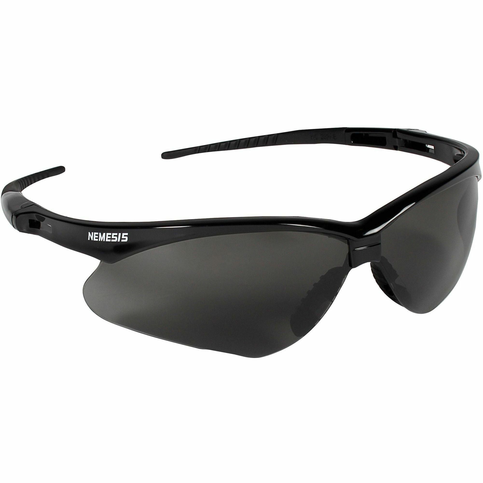 kleenguard-v30-nemesis-safety-eyewear-recommended-for-workplace-home-uva-uvb-uvc-protection-polycarbonate-durable-lightweight-wraparound-frame-anti-fog-flexible-soft-neck-cord-12-carton_kcc22475ct - 2