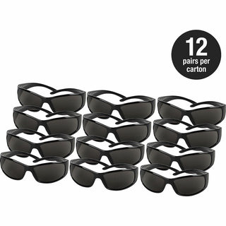 kimberly-clark-smith-&-wesson-elite-safety-glasses-recommended-for-workplace-uva-uvb-uvc-protection-compact-design-lightweight-anti-scratch-wraparound-lens-anti-fog-12-carton_kcc21303ct - 2