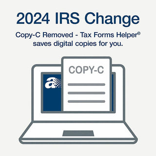 1099-MISC Five-Part Laser Forms and Envelopes, Fiscal Year: 2023, 5-Part Carbonless, 8 x 5, 2 Forms/Sheet, 10 Forms Total