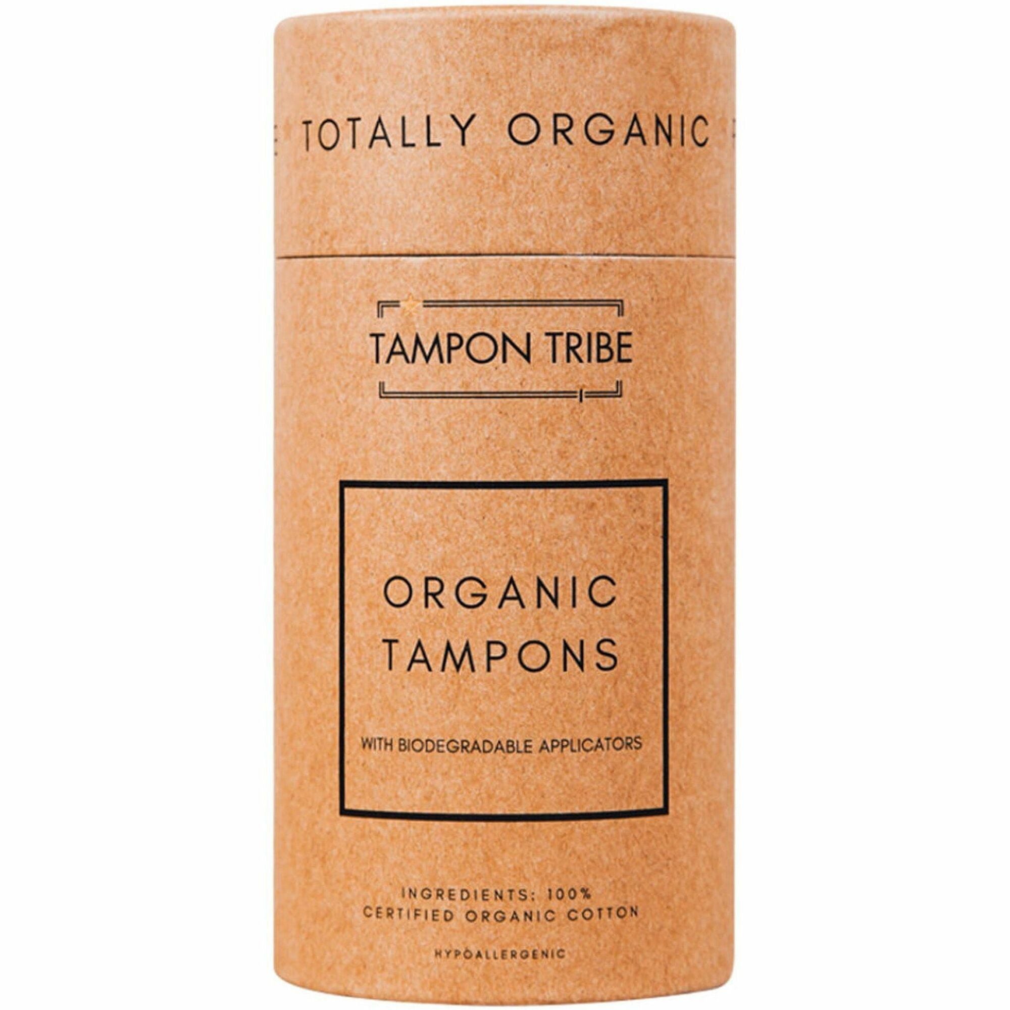 Tampon Tribe Tampon Tubes - 6 / Carton - Natural Brown - Paper