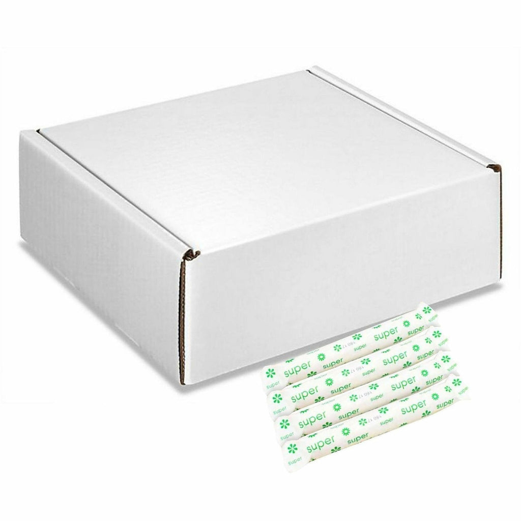 Tampon Tribe Organic Tampons - Cardboard Applicator - 500 / Carton - Hypoallergenic, Chlorine-free, Absorbent, Anti-leak