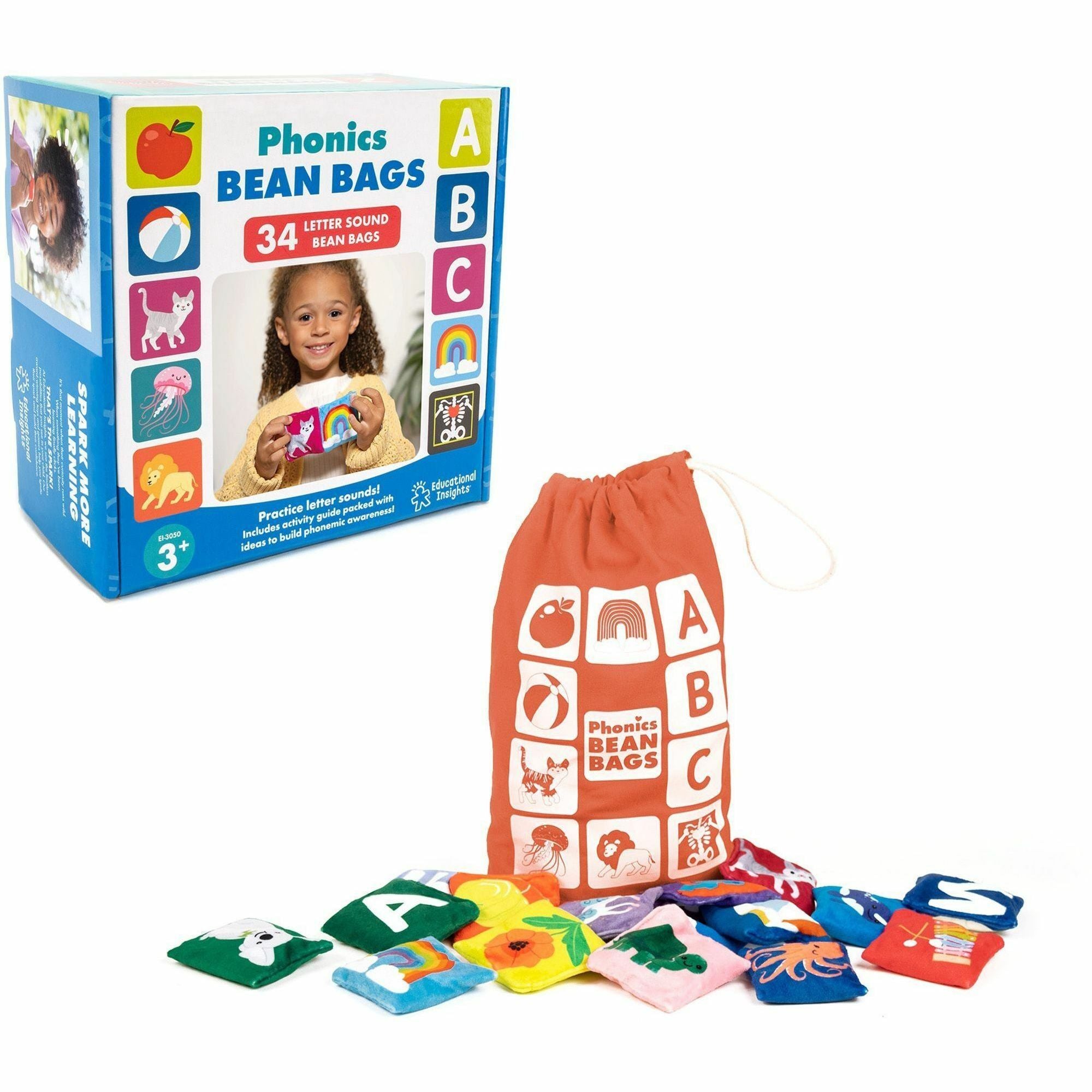 Learning Resources Phonics Bean Bag Set - Theme/Subject: Learning - Skill Learning: Letter Sound, Phonic - 3 Year & Up - Multicolor - 1