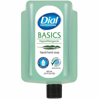 Basics MP Free Liquid Hand Soap Refill for Versa Dispensers, Unscented, 15 oz Refill Bottle