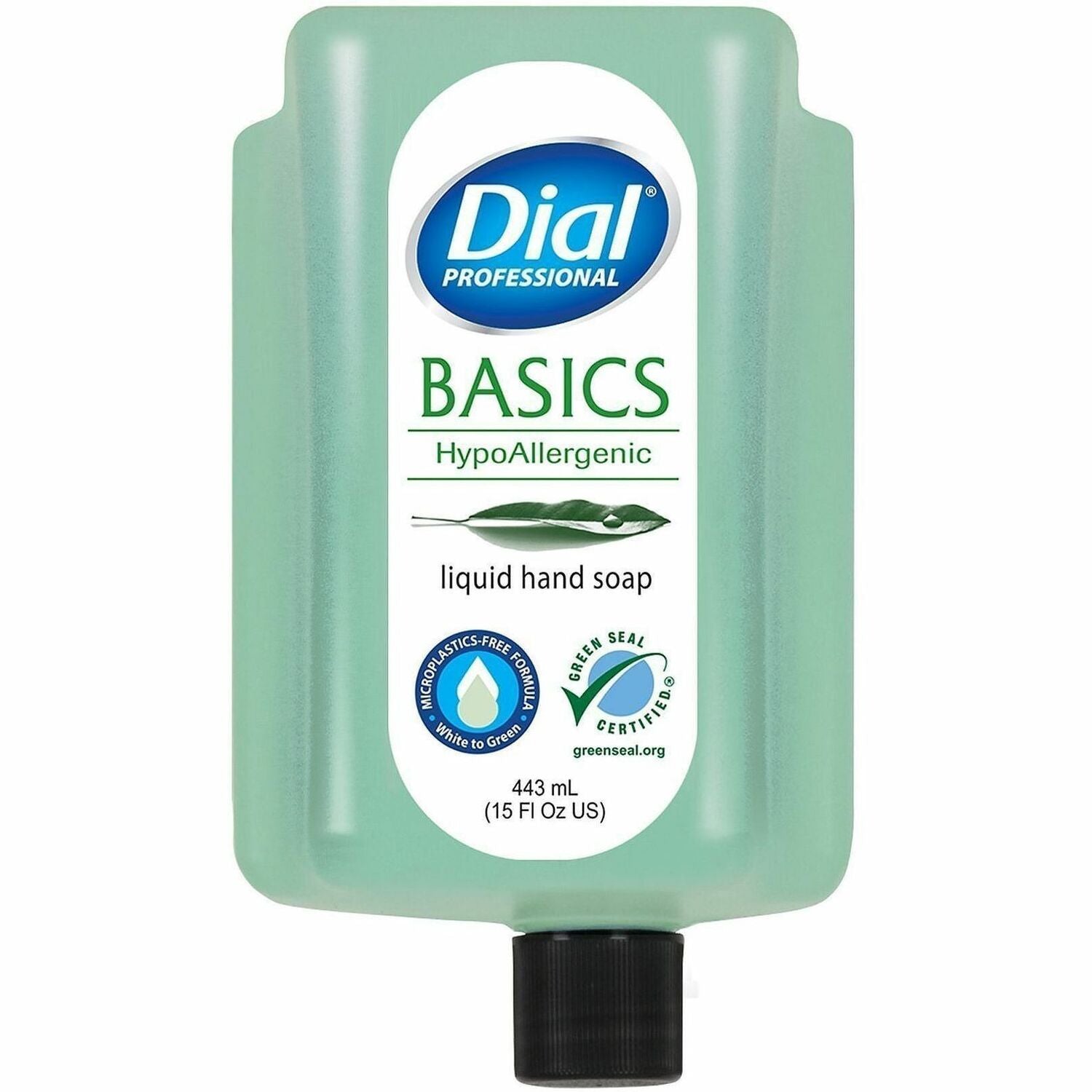Basics MP Free Liquid Hand Soap Refill for Versa Dispensers, Unscented, 15 oz Refill Bottle