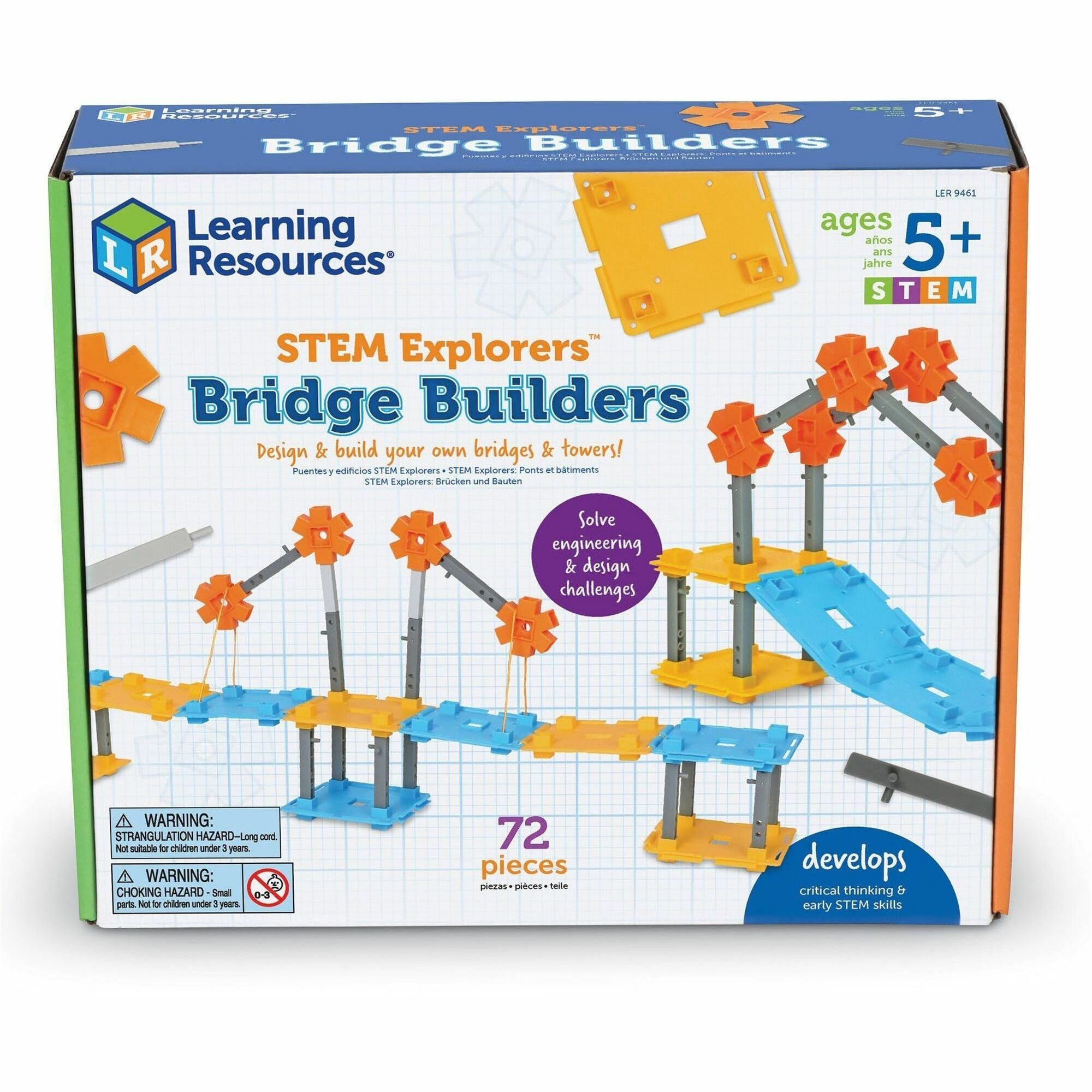 Learning Resources STEM Explorers Bridge Builders - Theme/Subject: Learning - Skill Learning: STEM, Bridge, Construction, Building, Engineering & Construction - 5-7 Year - Multi - 1