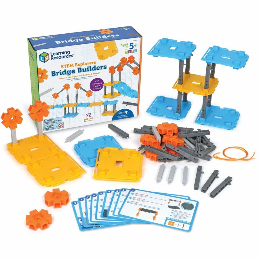 Learning Resources STEM Explorers Bridge Builders - Theme/Subject: Learning - Skill Learning: STEM, Bridge, Construction, Building, Engineering & Construction - 5-7 Year - Multi - 3