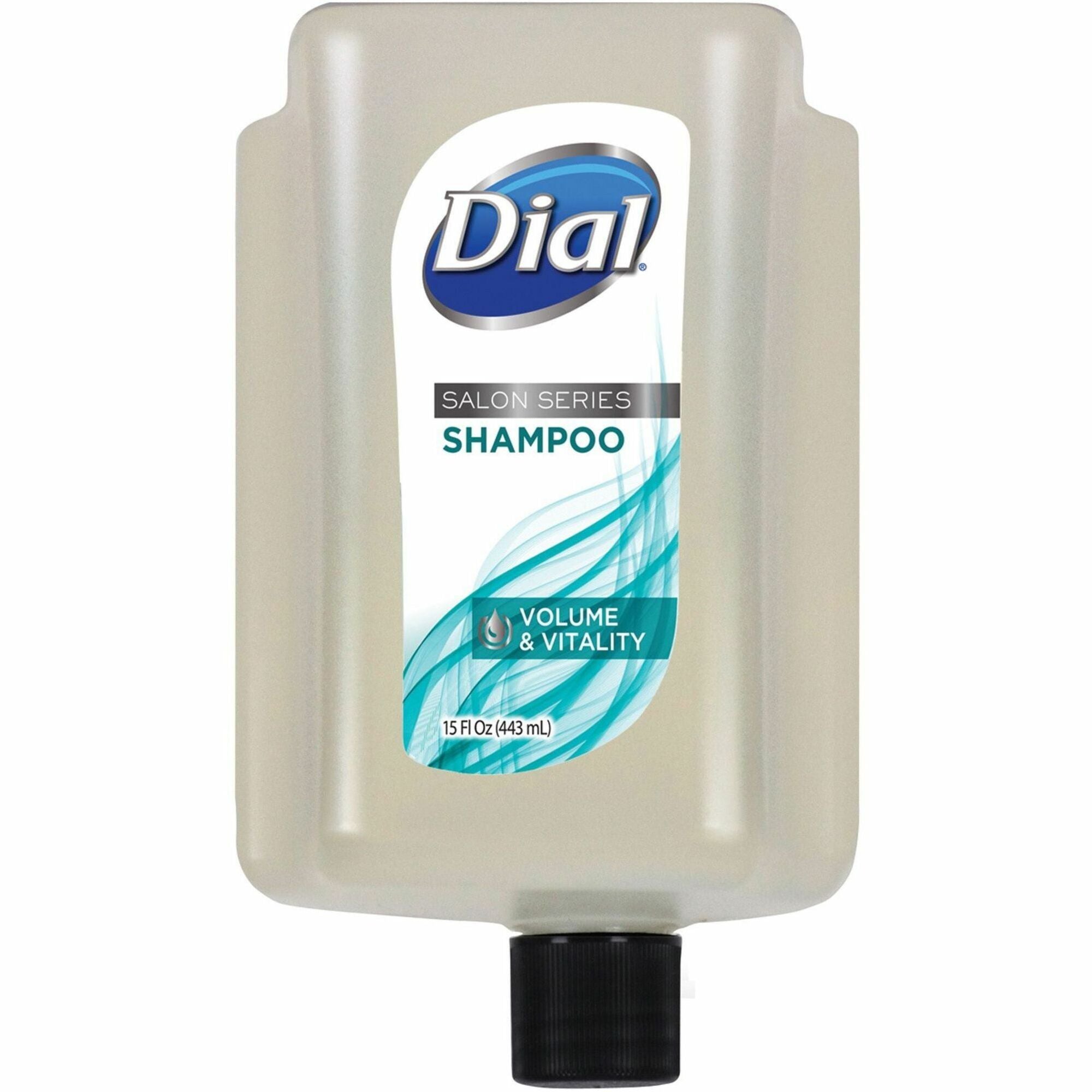 Dial Versa Salon Series Shampoo Refill - 15 fl oz (443.6 mL) - Bottle Dispenser - Hand - White - 1 Each