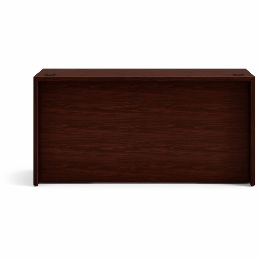 10500 Series Double Pedestal Desk with Full Pedestals, 60" x 30" x 29.5", Mahogany