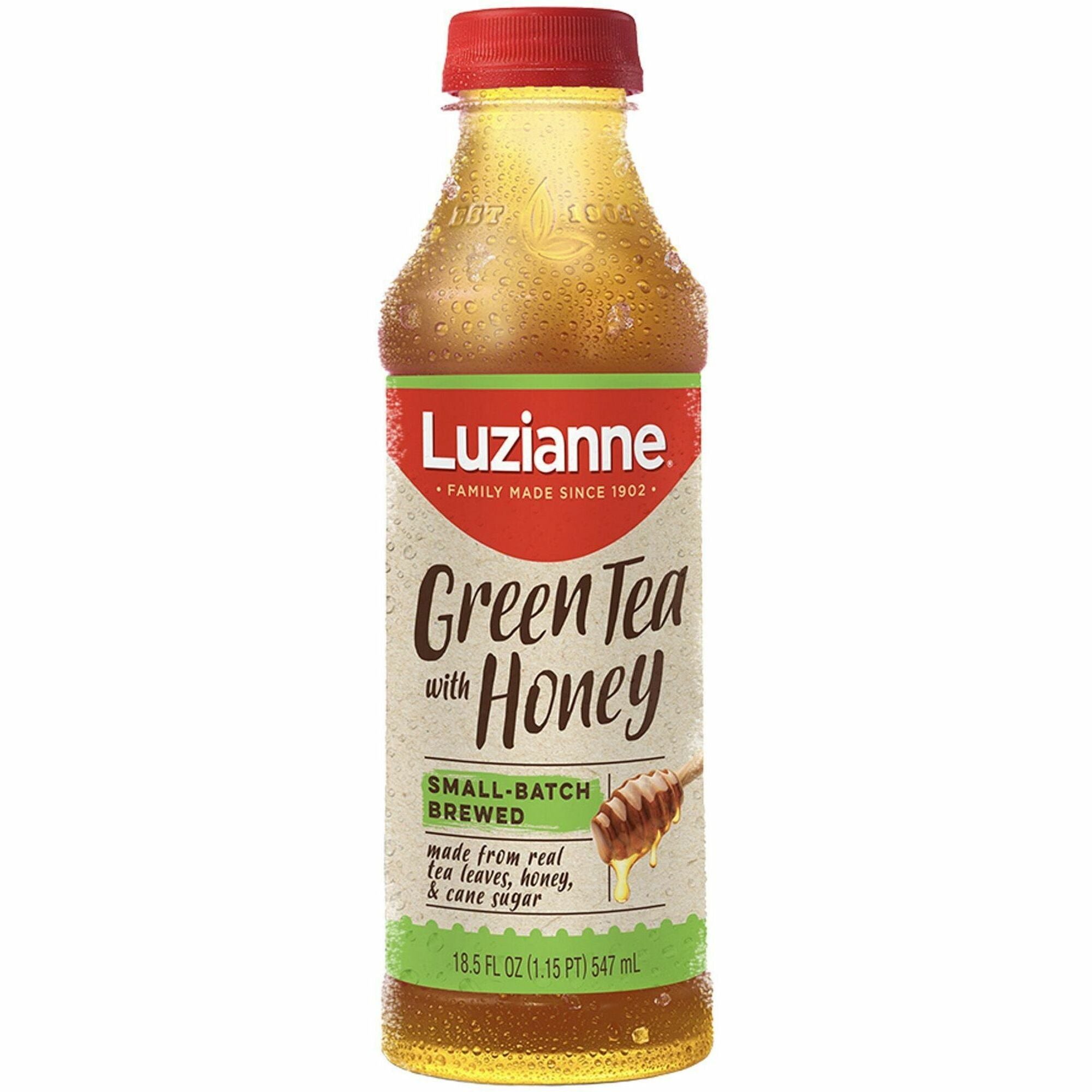 New England Coffee Green Tea with Honey Green Tea - 18.5 oz - 12 / Carton