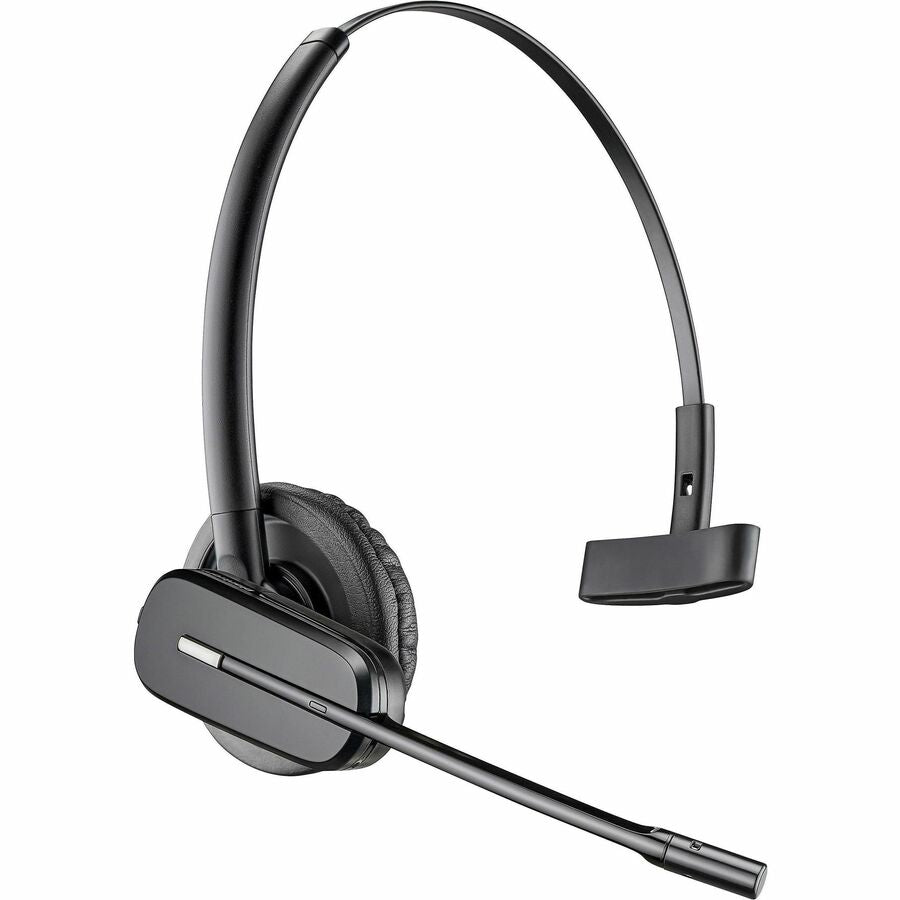 Poly CS540A Convertible DECT Headset - Mono - Wireless - DECT - 393.7 ft - Over-the-ear - Monaural - In-ear - Noise Cancelling Microphone - Noise Canceling - Black - TAA Compliant