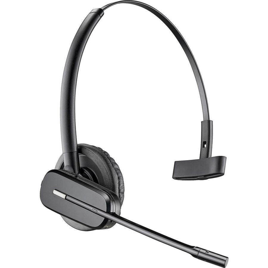 Poly CS540A Convertible DECT Headset - Mono - Wireless - DECT - 393.7 ft - Over-the-ear - Monaural - In-ear - Noise Cancelling Microphone - Noise Canceling - Black - TAA Compliant