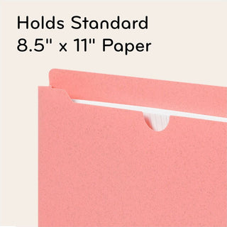 U-Eco Poly File Jackets, Straight Tab, Letter Size, Assorted, 10/Pack