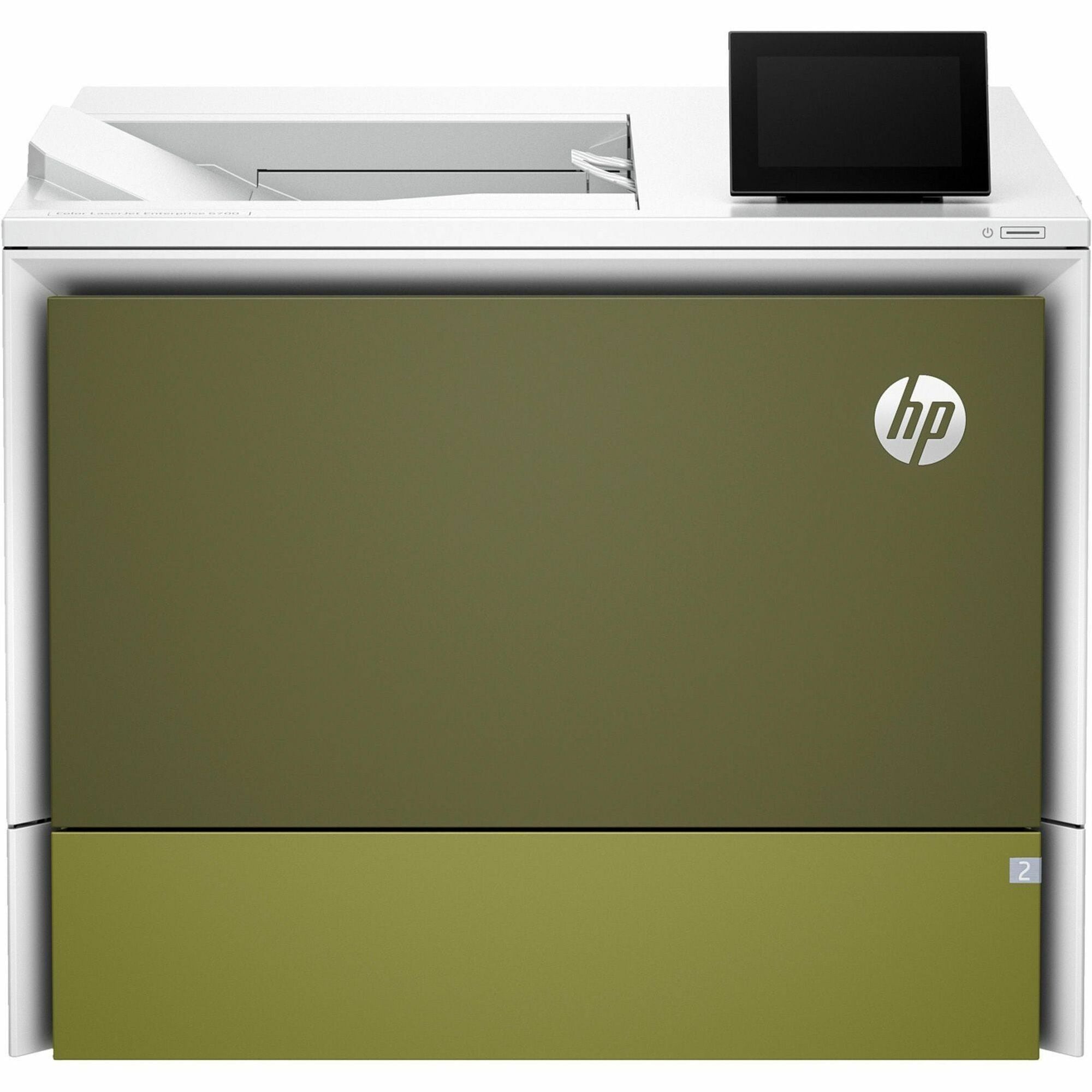 HP LaserJet Enterprise 6700dn Laser Printer - Color - 55 ppm Color - 1200 x 1200 dpi Print - Automatic Duplex Print - 550 Sheets Input - Ethernet - Plain Paper Print - Gigabit Ethernet - USB