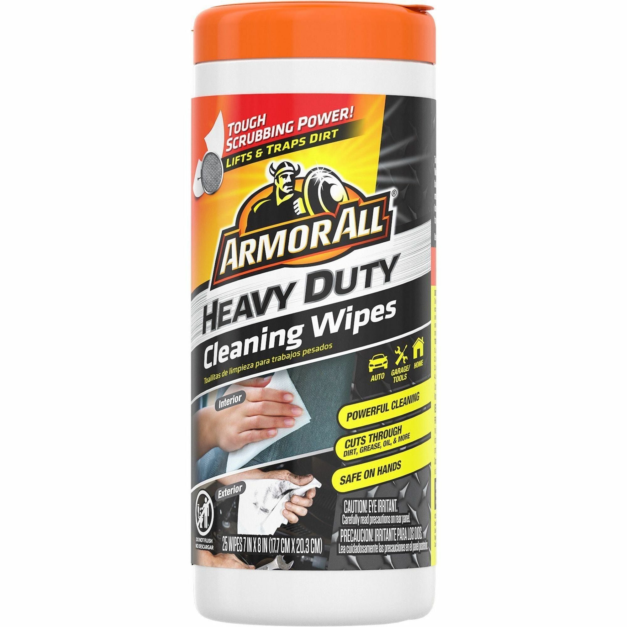 Armor All Heavy Duty Cleaning Wipes - For Car - Heavy Duty - 1 Each - Multi - 1