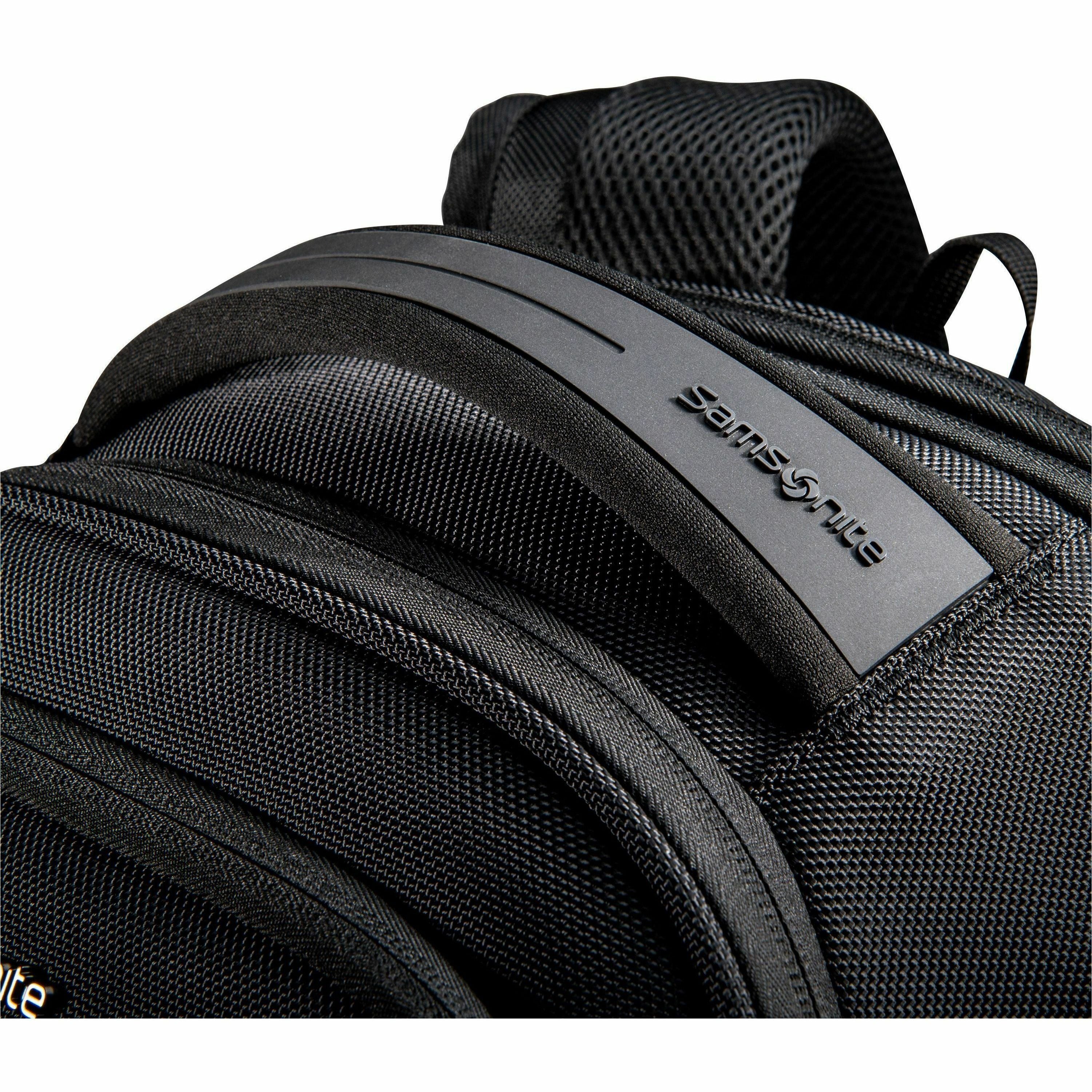 samsonite-carrying-case-backpack-for-129-to-156-notebook-file-book-table-black-1680d-ballistic-polyester-mesh-body-tricot-interior-material-handle-shoulder-strap-1-each_sml1473291041 - 5