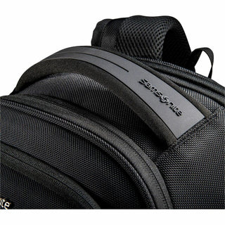 Samsonite Carrying Case (Backpack) for 12.9" to 15.6" Notebook, File, Book, Table - Black - 1680D Ballistic Polyester, Mesh Body - Tricot Interior Material - Handle, Shoulder Strap - 1 Each