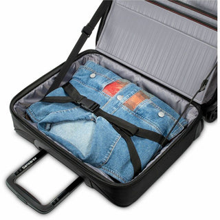 Samsonite Xenon 3.0 Travel/Luggage Case for 12.9" to 15.6" Notebook, Tablet, Accessories - Black - 1680D Ballistic Polyester Body - Tricot Interior Material - Trolley Strap, Handle - 1 Each