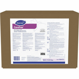 Diversey Carefree Floor Finish/Sealer - Ready-To-Use - 640 fl oz (20 quart) - Ammonia Scent - 1 Each - Versatile, Easy to Use, Durable, Slip Resistant - Off White