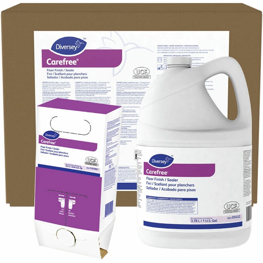 diversey-carefree-floor-finish-sealer-ready-to-use-640-fl-oz-20-quart-ammonia-scent-1-each-versatile-easy-to-use-durable-slip-resistant-off-white_dvo5104731 - 4