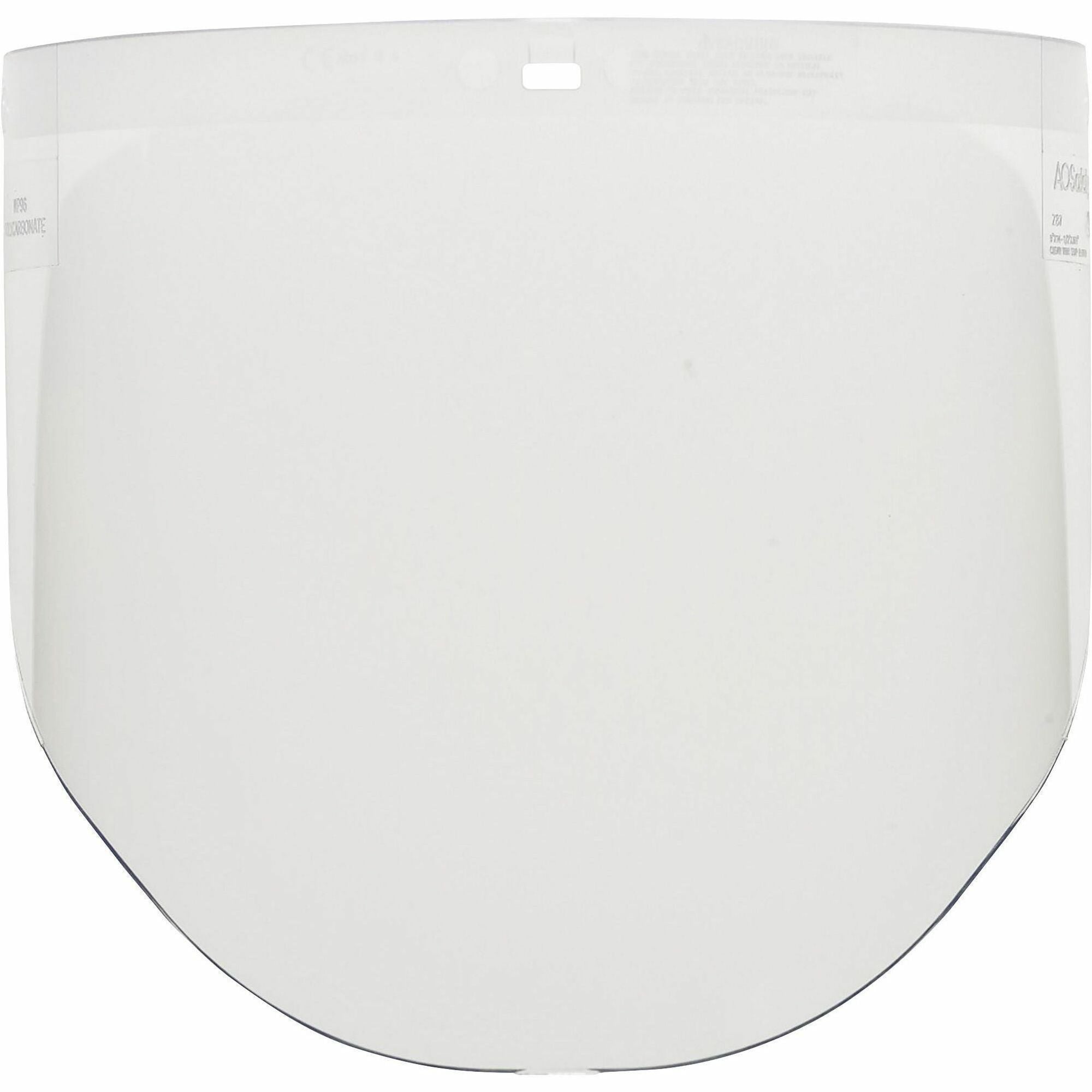 3M W-Series Face Shield for X5000 Series Helmet - Recommended for: Automotive, Construction, Sanitation, Food Processing, Manufacturing, Infrastructure, Industrial Maintenance, Military, Repair, Machine Operation, Mining, ... - Standard Size - Head,