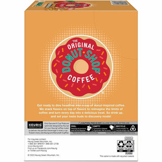 Donut Shop K-Cup Caramel Apple Pie Coffee - Compatible with Keurig Brewer - Light - 24 / Box