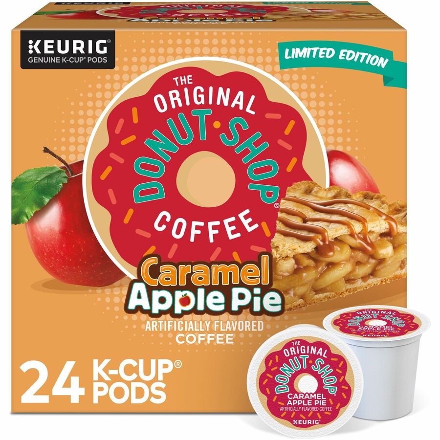 donut-shop-k-cup-caramel-apple-pie-coffee-compatible-with-keurig-brewer-light-24-box_gmt8101 - 8