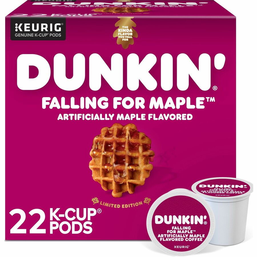 dunkin-donuts-k-cup-falling-for-maple-artificially-maple-flavored-coffee-compatible-with-keurig-brewer-medium-22-box_gmt1478 - 8