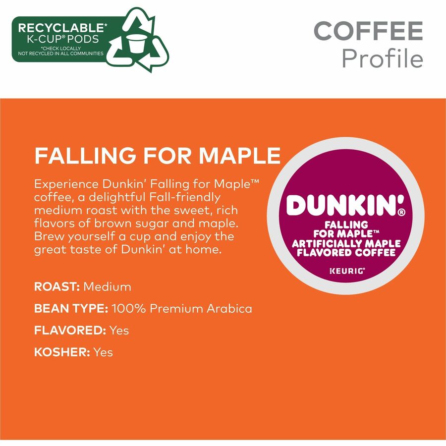 dunkin-donuts-k-cup-falling-for-maple-artificially-maple-flavored-coffee-compatible-with-keurig-brewer-medium-22-box_gmt1478 - 6