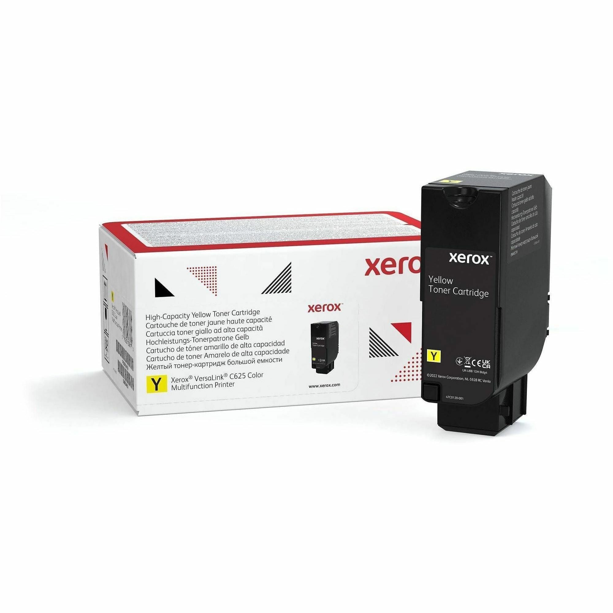 006R04639 High-Yield Toner, 16,000 Page-Yield, Yellow