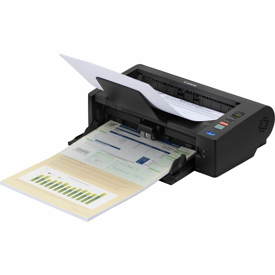 Canon imageFORMULA DR-M140II Large Format Sheetfed Scanner - 600 dpi Optical - 40 ppm (Mono) - 40 ppm (Color) - USB