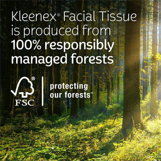 Kimberly-Clark Professional Trusted Care Tissues - 2 Ply - White - Wood Pulp - Soft, Absorbent, Thick - For Face - 160 Per Box - 24 / Carton