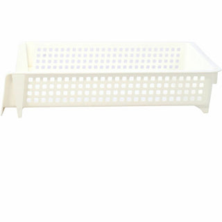 Business Source Stackable Letter Tray - Stackable, Front Loading - Black - Plastic - 1 Each