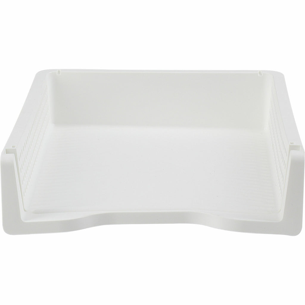 business-source-stackable-letter-tray-stackable-front-loading-black-plastic-1-each_bsn42570 - 2