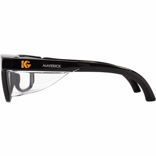Kleenguard Maverick Safety Eyewear - Recommended for: Eye - Universal Size - UVA, UVB, UVC Protection - Polycarbonate - Durable, Lightweight, Wraparound Frame, Comfortable, Anti-fog, Anti-scratch, Impact Resistant - 12 / Box