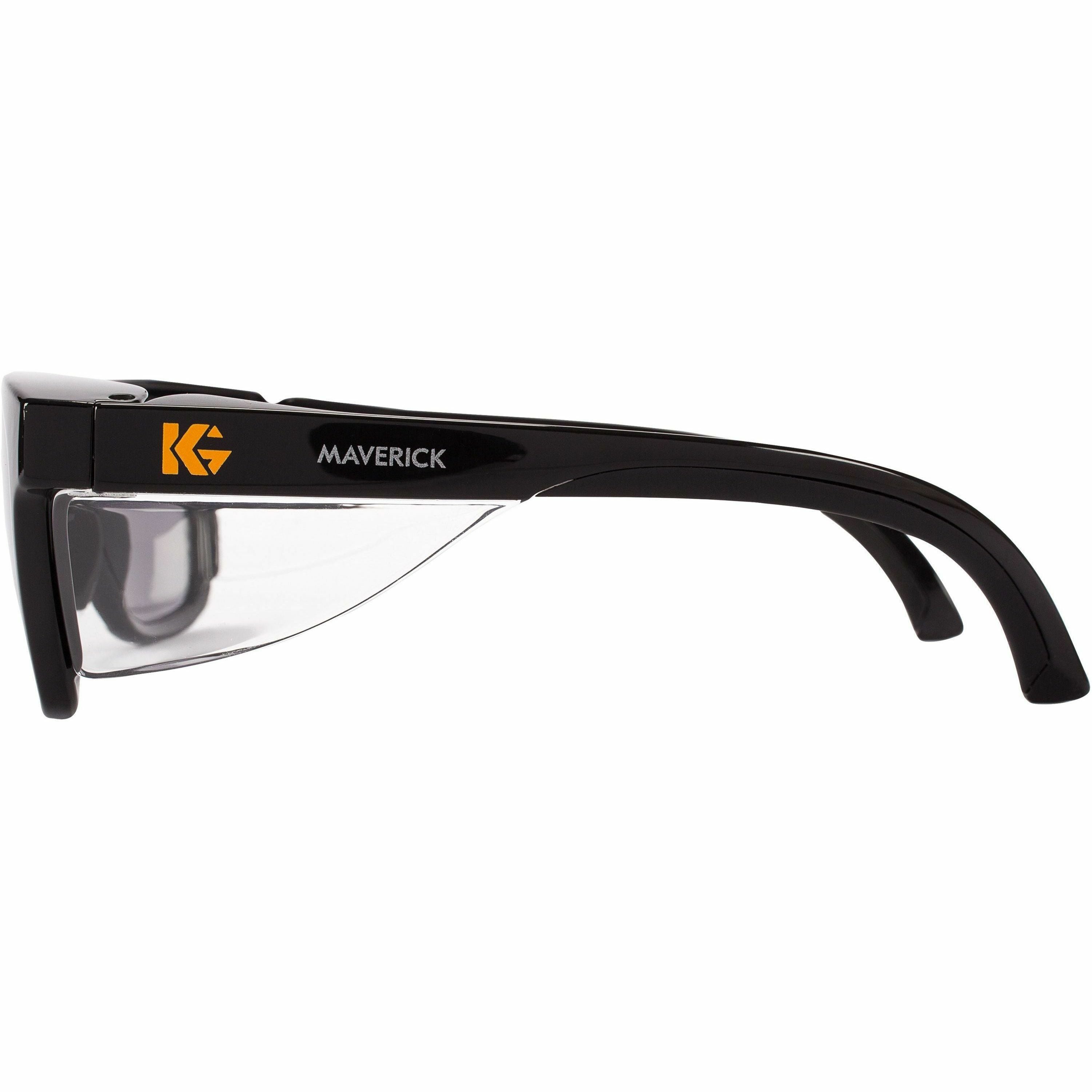 kleenguard-maverick-safety-eyewear-recommended-for-eye-universal-size-uva-uvb-uvc-protection-polycarbonate-durable-lightweight-wraparound-frame-comfortable-anti-fog-anti-scratch-impact-resistant-12-box_kcc49311bx - 2
