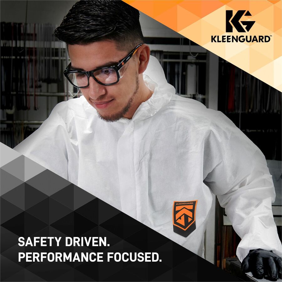 Kleenguard Maverick Safety Eyewear - Recommended for: Eye - Universal Size - UVA, UVB, UVC Protection - Polycarbonate - Durable, Lightweight, Wraparound Frame, Comfortable, Anti-fog, Anti-scratch, Impact Resistant - 12 / Box