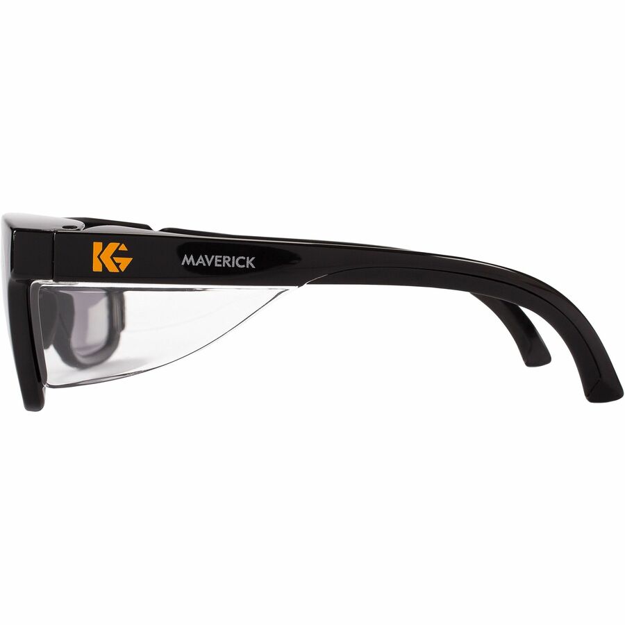 Kleenguard Maverick Safety Eyewear - Recommended for: Eye - Universal Size - UVA, UVB, UVC Protection - Polycarbonate - Durable, Lightweight, Wraparound Frame, Comfortable, Anti-fog, Anti-scratch, Impact Resistant - 12 / Box