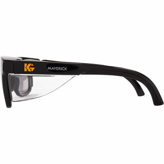 Kleenguard Maverick Safety Eyewear - Recommended for: Eye - Universal Size - UVA, UVB, UVC Protection - Polycarbonate - Durable, Lightweight, Wraparound Frame, Comfortable, Anti-fog, Anti-scratch, Impact Resistant - 12 / Box