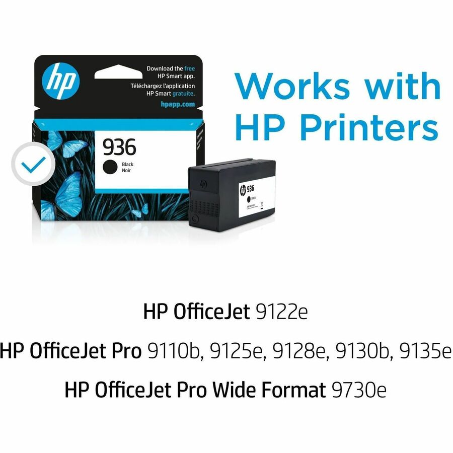 HP 936 Original Inkjet Ink Cartridge - Black Pack