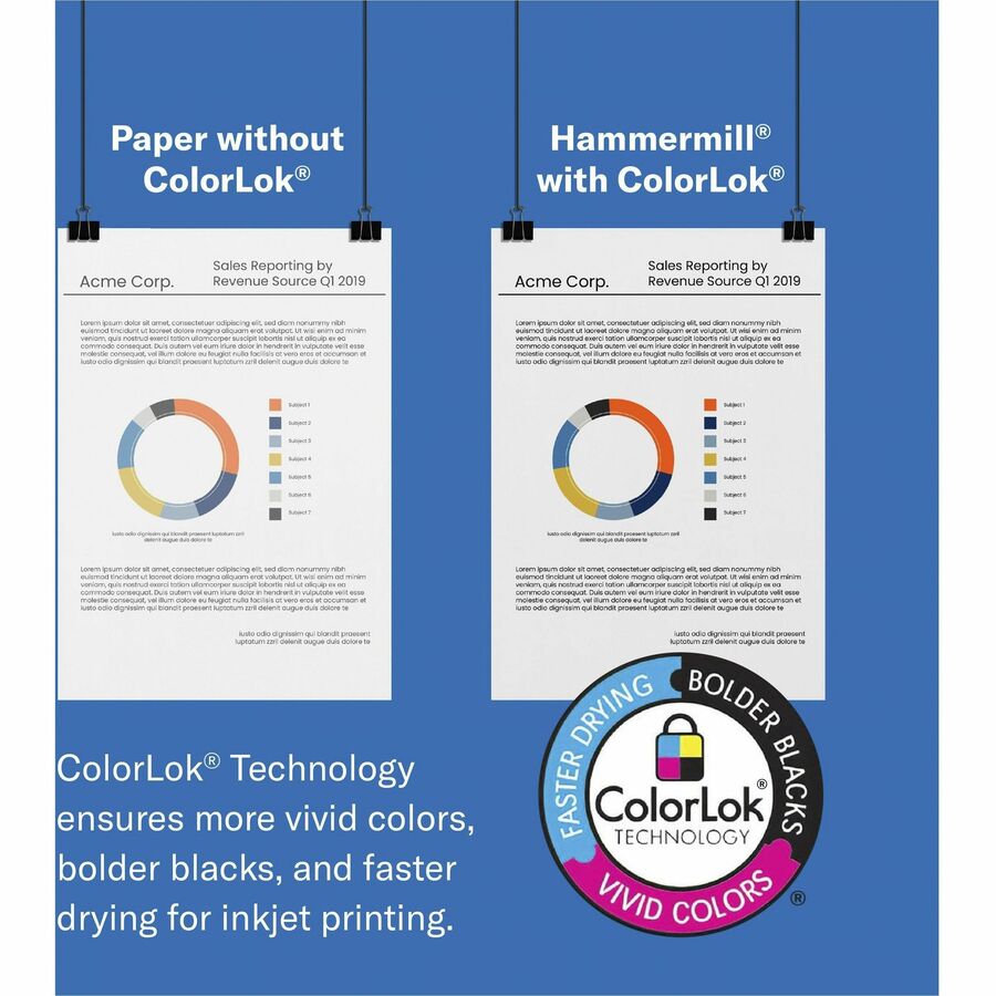 Hammermill Copy Plus Paper - 92 Brightness - 11" x 17" - 75 g/m2 Grammage - 5 / Carton - 2500 Sheets - 500 Sheets per Ream - LEED - Jam-free, Acid-free, Non-yellowing, Long Lasting - White - TAA Compliant