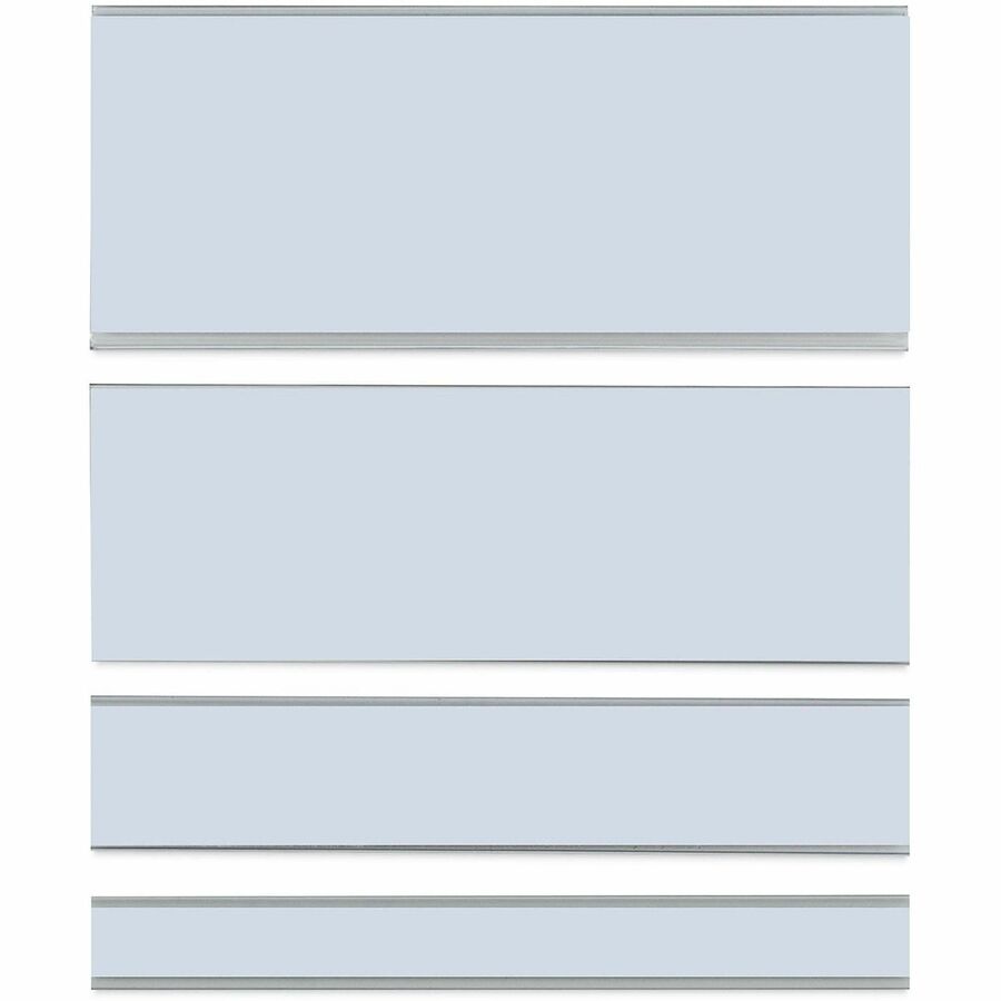 Clear Magnetic Label Holders, Side Load, 6 x 2.5, 10/Pack